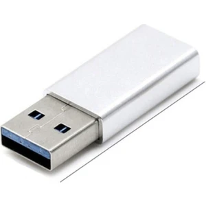 Erkek USB To Dişi Type-C Data Çevirici Otg Adaptör Metal