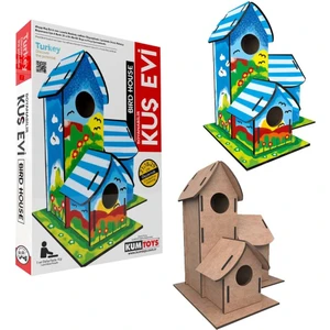 /kumtoys  2698 Kumtoys Ahşap Kuş Evi Boyama
