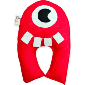 Dino Oyuncak Dino Pet Oyuncak - Kedi Naneli (Catnipli) Kedi Oyuncağı - Keçe Tek Gözlü Canavar