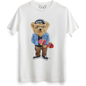 Alfa Tshirt Stay Cool Tedy Bear Beyaz Tshirt