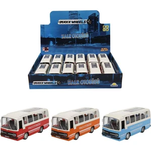 Maxx Wheels Sesli ve Işıklı Nostaljik Halk Otobüsü 15 Cm. 1 Adet Fiyatıdır