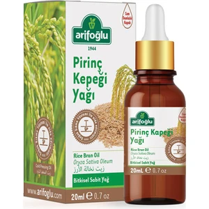 Pirinç Kepeği Yağı Cilt Bakımına Destekleyici Etki 20 ml Unisex Kullanım İçin