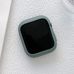 ZHKJ Shop Apple Watch Uyumlu Series 7 45mm İçin Tpu Şeker Renk İzle Kılıf (Yeşil) (Yurt Dışından)