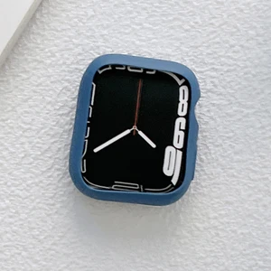 ZHKJ Shop Apple Watch Uyumlu Series 7 45mm (Mavi) İçin Tpu Şeker Renk İzle Kılıfı (Mavi) (Yurt Dışından)