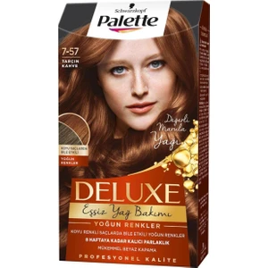 Deluxe Saç Boyası 7.57 Tarçın Kahve  x  3 Adet