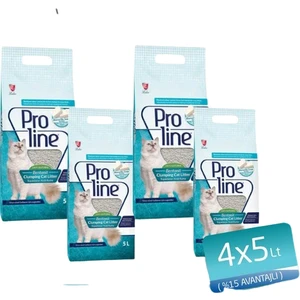 Pro Line Proline Marsilya Sabunlu Topaklanan Bentonit Kedi Kumu 4x5 Lt