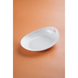 Bianco Perla Porselen Kayık Oval Tabak - 19 cm