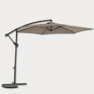Parasol Şemsiye Kahverengi - Çap: 300 cm - 14 kg - Eğilebilme Özelliği - Ayak Çapı: 48 cm - Polyester