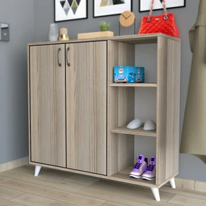 Missia Mobilya Modica Cordoba 2 Kapaklı 6 Raflı Çok Amaçlı Modern Dolap