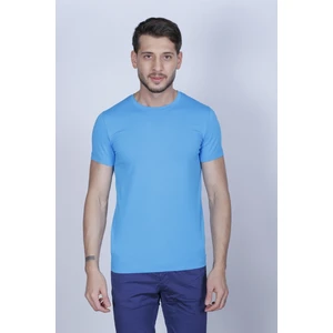 Battal Beden Bisiklet Yaka Erkek T-Shirt (Slım-Fıt Kalıbında)