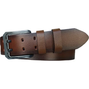 Tek Kat  Deri Taba Çift Dilli Kot Pantolon Kemeri 4.5cm