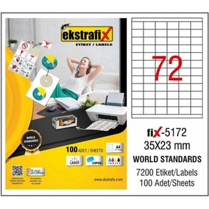 Lazer Etiket - FİX5172 - 35X23
