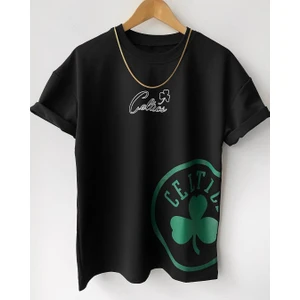 A&O Style Erkek Siyah Oversize %100 Pamuklu Bisiklet Yaka Yazlık Kısa Kollu T-Shirt