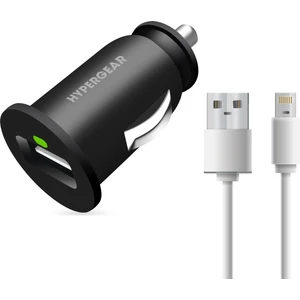 2.1A 2x Hızlı Araç Şarj Aleti Set Apple iPhone Uyumlu Lightning Kablo Siyah