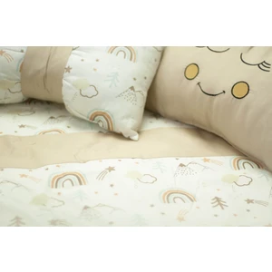 Kista Baby Park Yatak Bebek Seti Nevresim Takımı 70x110 Rainbow Kahverengi