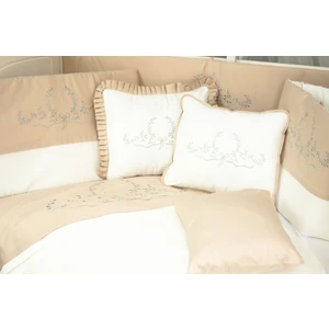 Kista Baby Park Yatak Bebek Uyku Seti Nevresim Takımı 70x110 Silver Kahverengi