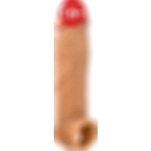 Agor Shop Erox Realistic Testis Destekli Ten Dokusu Uzatmalı Penis Kılıfı