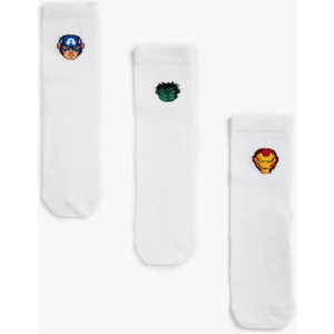 3'lü Marvel Lisanslı Çorap Seti