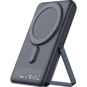 MC-0691 15W 10000MAH Dijital Ekranlı Magsafe Powerbank-Gri