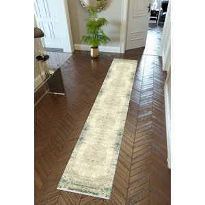 Yolluk Kahverengi Beyaz Gri Kaymaz Kesme Yıkanabilir Ince Dijital Baskı Koridor Halısı