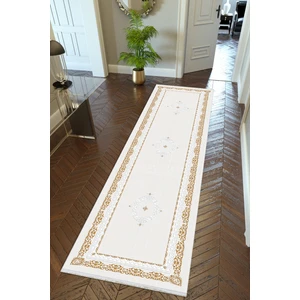 10 Post Online Yolluk Doku Gri Mavi Kaymaz Kesme Yıkanabilir İnce Dijital Baskı Koridor Halısı