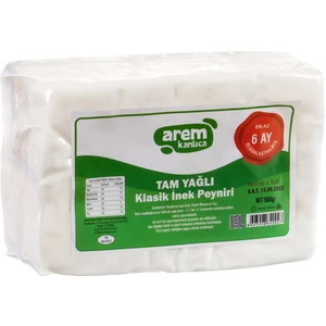 Arem Kanlıca Tam Yağlı Olgunlaştırılmış Klasik İnek Peyniri 500 Gr