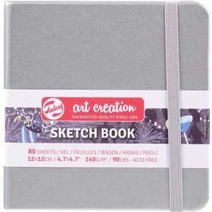 Tac Sketch Book Shıny Silver 12X12 140 gr