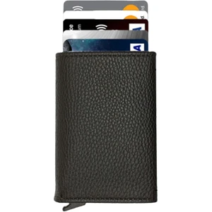 Erkek Siyah  Deri Kartmatik ( Mekanizmalı Kartlık Cüzdan )
