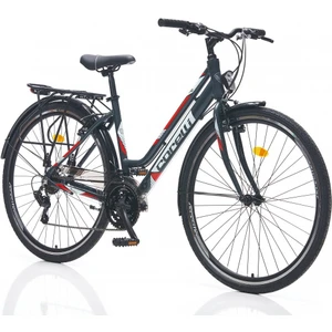 Byme 28 18 Bayan Şehir Bisikleti Gri-Kırmızı