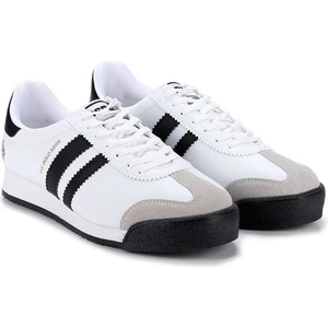 U.S. Polo Assn. Sunday 2fx Burun Suet Yanlar Tırtıklı Parcalı Bağcıklı Spor Ayakkabı Beyaz