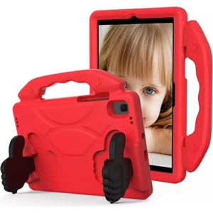 M.TK Moveteck Samsung Galaxy Tab A8 10.5 SM-X200 Silikon Çocuk Tablet Kılıfı Standlı Like Eğlenceli