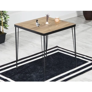 Trendy Assel Miray Yemek Masası-Mutfak Masası  70X70 Oval Kenar