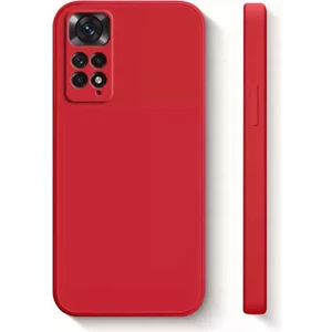 M.TK Moveteck Xiaomi Redmi Note 11S Kılıf Kamera Lens Korumalı Içi Kadife Lansman Silikon