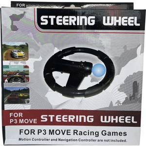 YUES PS4 VR Move Direksiyon – PS Move Racing Wheel Aparatı, PS3/PS4/PS5 Uyumlu, Kaymaz Kavrama, Hafif ABS*