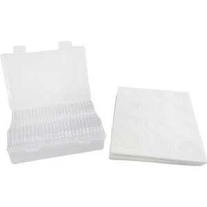 Vogue Element Madeni Para Depolama Kutusu Para Tutucu Kapsülleri 50PCS 40mm Madeni Paralar Toza Dayanıklı (Yurt Dışından)
