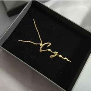 Midyat Gümüş Dünyası Dik Yazılı Isimli Gümüş Kolye Gümüş Rose Altın Kaplama Isimli Gümüş Kolye Dik Isimli Kolye