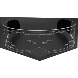 Shenzhen Xin Xin LED Işıklı Güneş Gözlüğü Vintage Punk Gözlükler Moda Parti Noel Renkli Işıklı Gözlük Shades UV400 (Yurt Dışından)