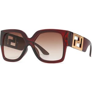 Shenzhen Xin Xin Gradyan Güneş Gözlüğü Serin Kadınlar Vintage Marka Tasarım Kare Güneş Gözlükleri Büyük Çerçeve (Yurt Dışından)