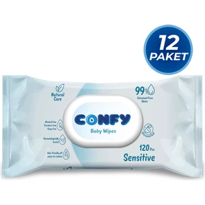Premium Sensitive Islak Mendil 120 Adet (12 Paket)