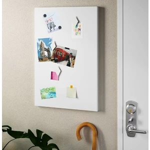 Dünya Magnet Mıknatıslı Pano 50X32 cm Beyaz Dekoratif Metal Magnet Panosu