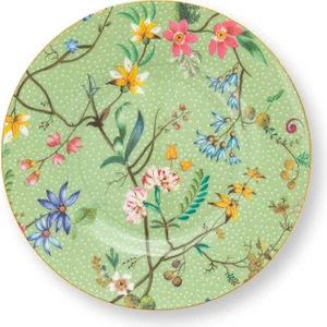 Pip Studio Jolie Yeşil Petit Four Tabağı 12 cm