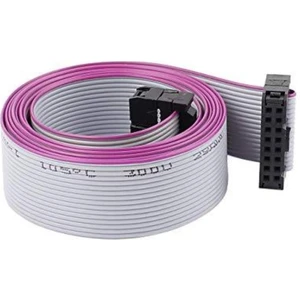 Led Magic Light Flat Data Kablo - Kayan Yazı Kablosu 16 Pin - 40 cm - 10 Adet