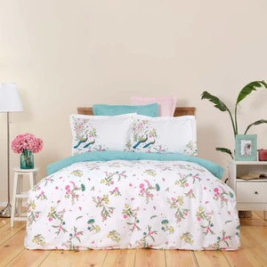 Karaca Home Dina Yeşil  Pamuk Çift Kişilik Nevresim Takımı