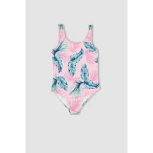 Kız Çocuk Desenli Esnek Dokulu Mayo W7351A622SM