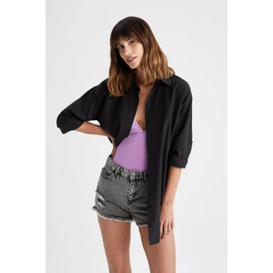 Fall in Love Regular Fit Pamuklu Plaj Gömleği W8241AZ22SM