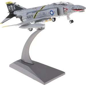 1/100 Diecast F-4 Fighter Phantom Iı Saldırcı Avcı Modeli Ev Dekorasyonu (Yurt Dışından)