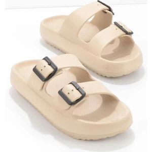 Bej Jel  Kadın Terlik K04740320359