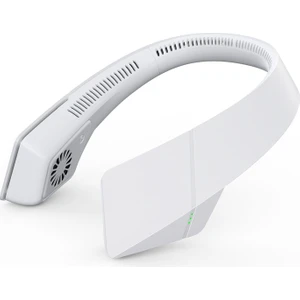 Szykd F58 Sports Sessiz Taşınabilir USB Asma Boyun Bladess Fan Gri (Yurt Dışından)