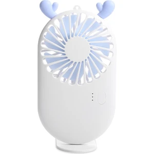Szykd 3 Hızlı Kontrollü Taşınabilir Mini USB Şarj Cep Fanı Beyaz (Yurt Dışından)