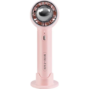 Szykd DF-F23 USB Taşınabilir Bladess Turbo El Taş Taşına Fan Pembe (Yurt Dışından)